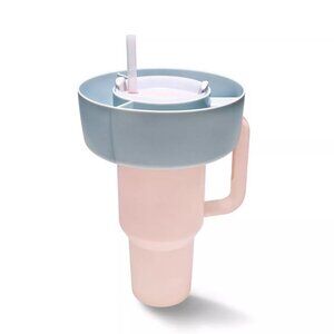 Bullseye's Playground light blue Snack Bowl for Water Bottle or Tumbler